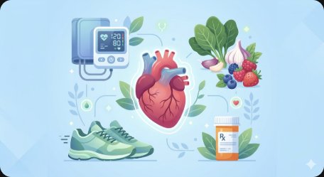 2026 고혈압 완벽 가이드 — 정상 혈압 기준·원인·증상·합병증·식단(DASH)·운동·약물 치료·자가 관리까지 총정리