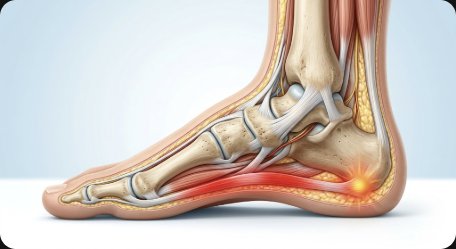 2026 족저근막염 완벽 가이드 — 발뒤꿈치 통증 원인·초기 증상·자가진단·스트레칭·치료법·깔창·수술 기준·재발 방지까지 총정리